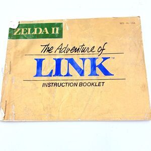 Zelda II: The Adventure Of Link for NES Instruction Booklet Manual Only